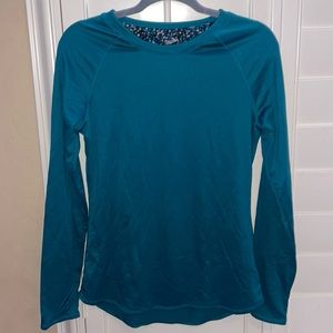 Teal Cuddl Duds Longsleeve Shirt